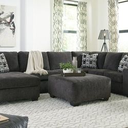 🚚Ask 👉Sectional, Sofa, Couch, Loveseat, Living Room Set, Ottoman, Recliner, Chair, Sleeper. 

✔️In Stock 👉Ballinasloe Smoke LAF Sectional