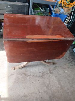 Project Antique Drop Leaf Table
