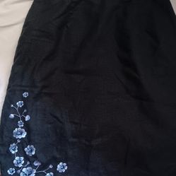 Black Tight Fit Skirt