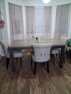 Dining Room Table and Chairs