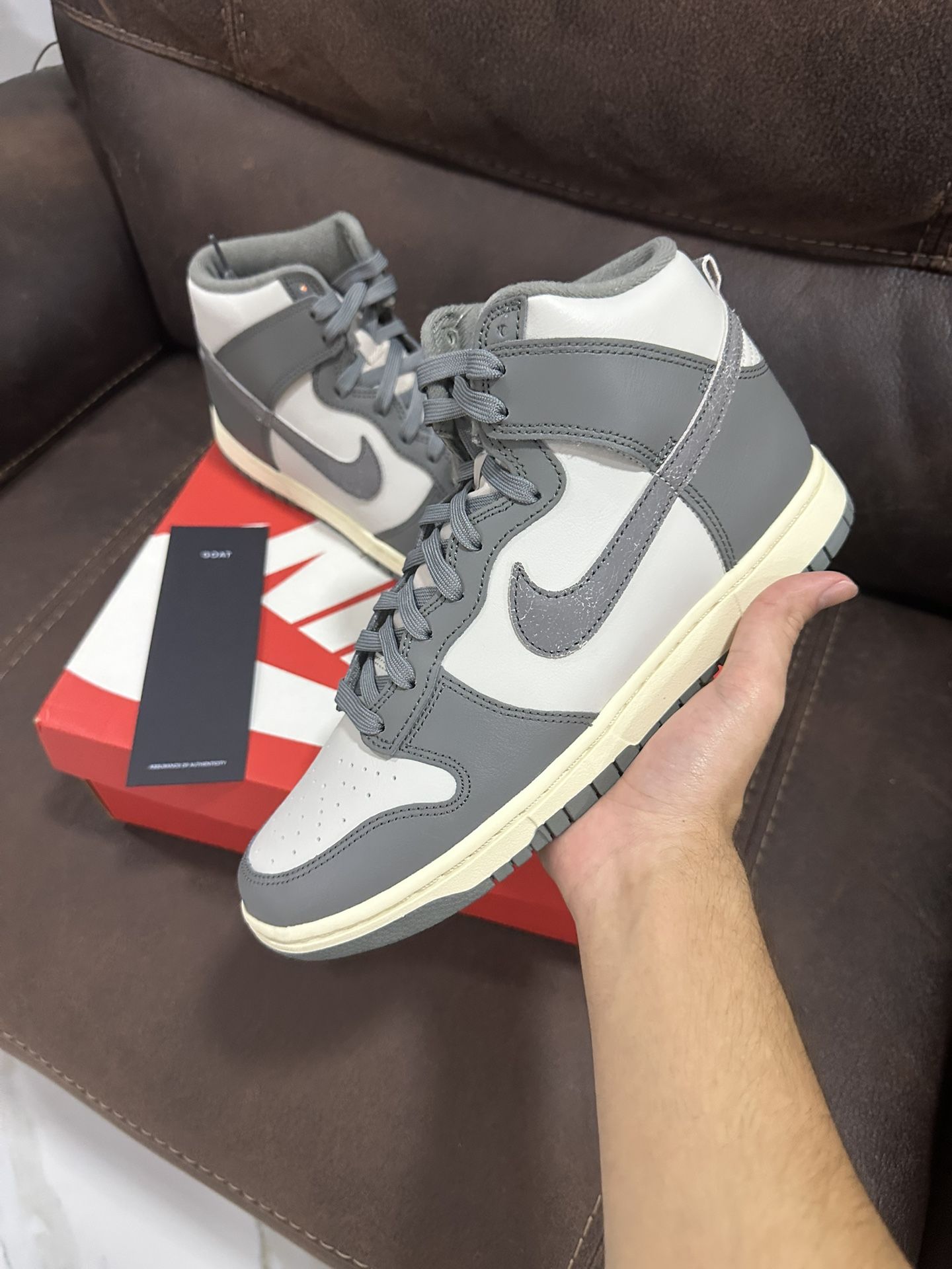 Sz 9m 10.5W Nike Dunks high tops new with box Nike Dunk High  main image 4