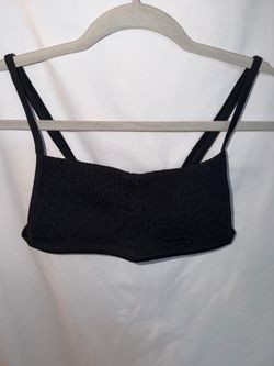 NWT Women’s Black Bikini, Swimsuit Top, SHEIN, Size Small