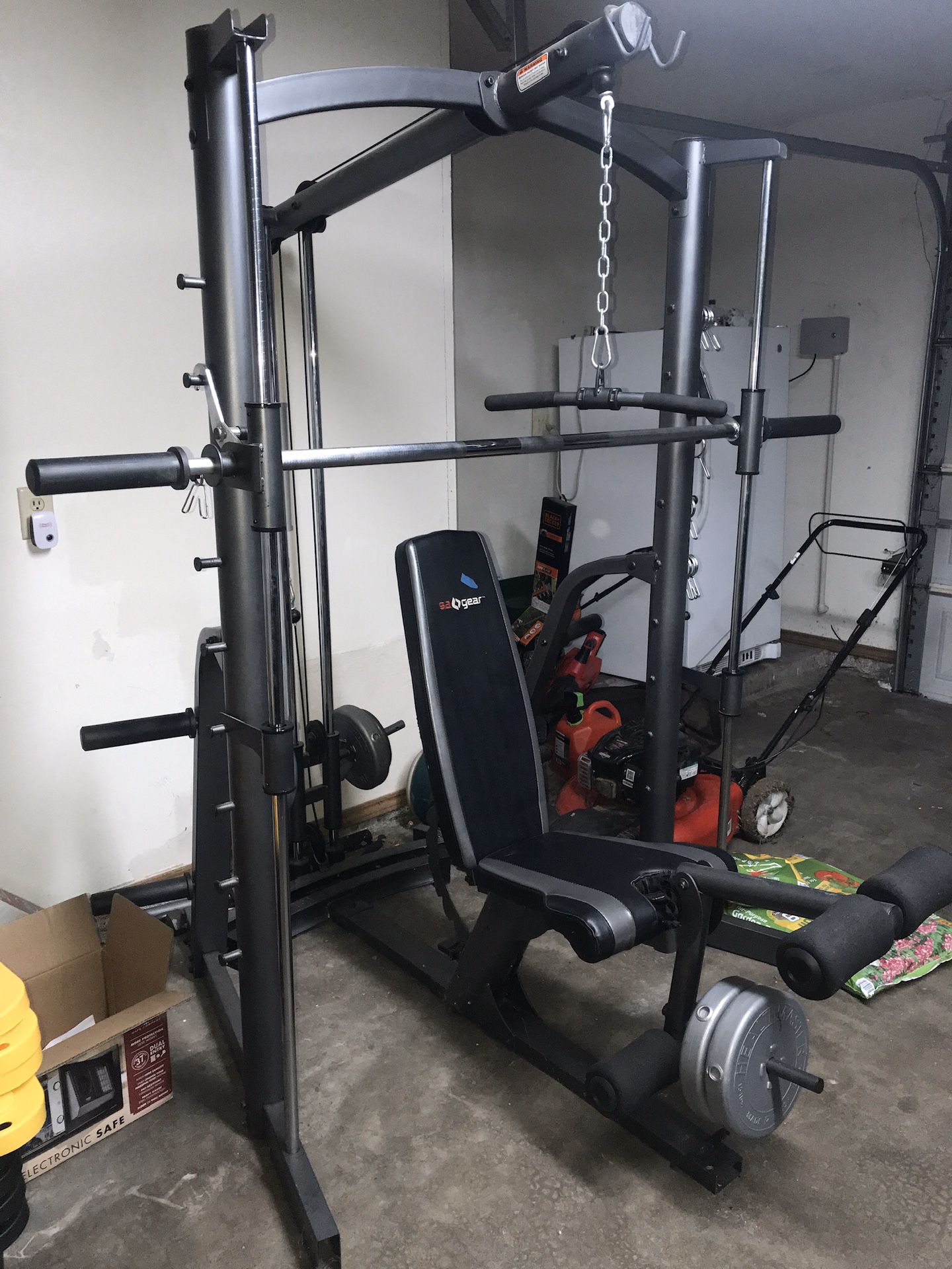 SA Home Gym with weights