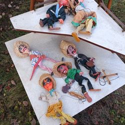 Vintage Dolls With Strings