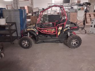 Side-by-Side UTV with Roll Cage