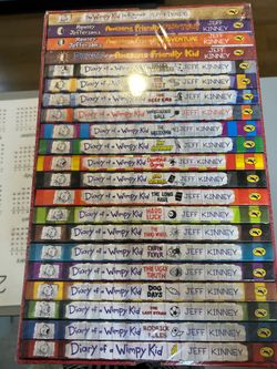 Diary of a wimpy kid box of books