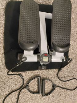 Mini Stepper with Resistance Bands – Like New – $35