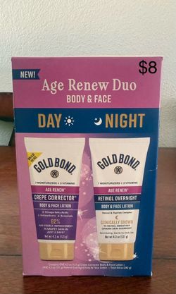 Gold Bond Age Renew Duo Body & Face Lotion Set