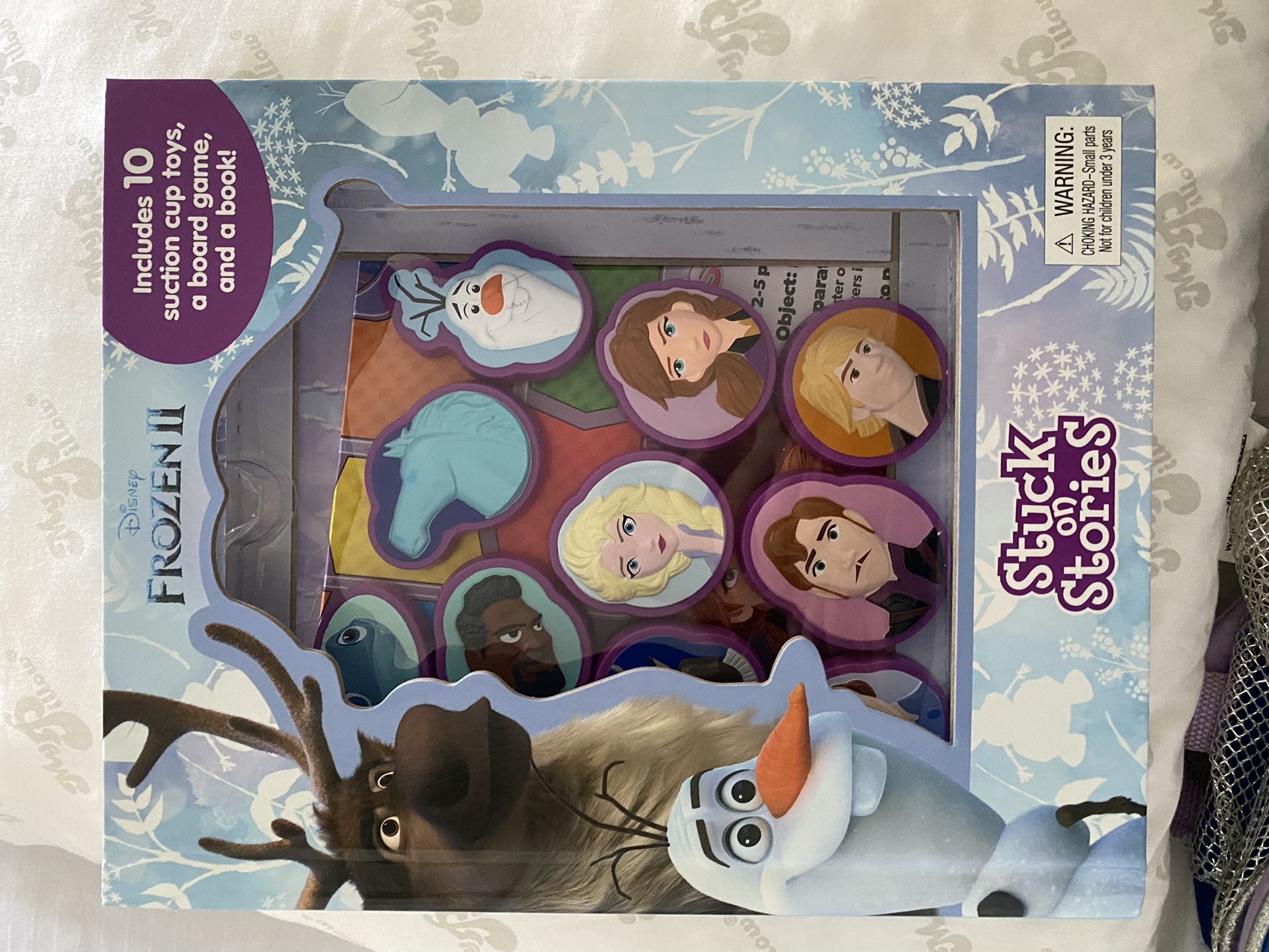 Disney Frozen Elsa & Anna Preowned Backpack + Game Set