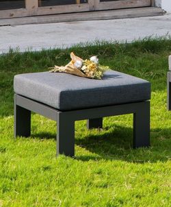 1Outdoor Ottoman with Cushion