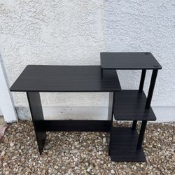 Black Wood Grain Desk 