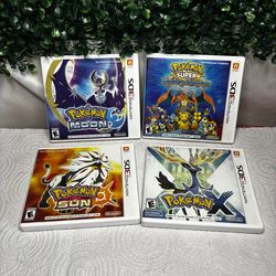 Pokemon Nintendo 3DS games