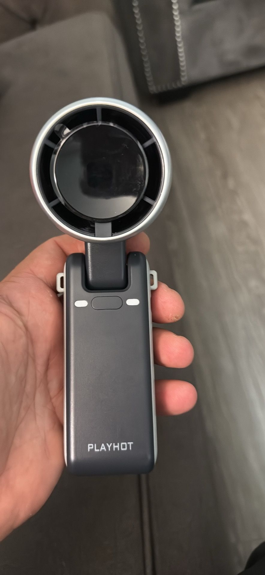 PLAYHOT Portable Handheld Turbo Fan - 5 Gears, 4000mAh Battery
