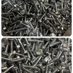 Hex Washer Head #10 x 3/4 Self-Drilling Tek Screw IHW(1000)