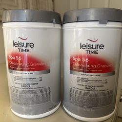 To Leisure Time Spa 56 Chlorinating Granules For Spas And Hot Tubs 5 Lb Each