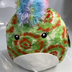 RARE Squishmallows Winifred the Tie-Dye Chameleon