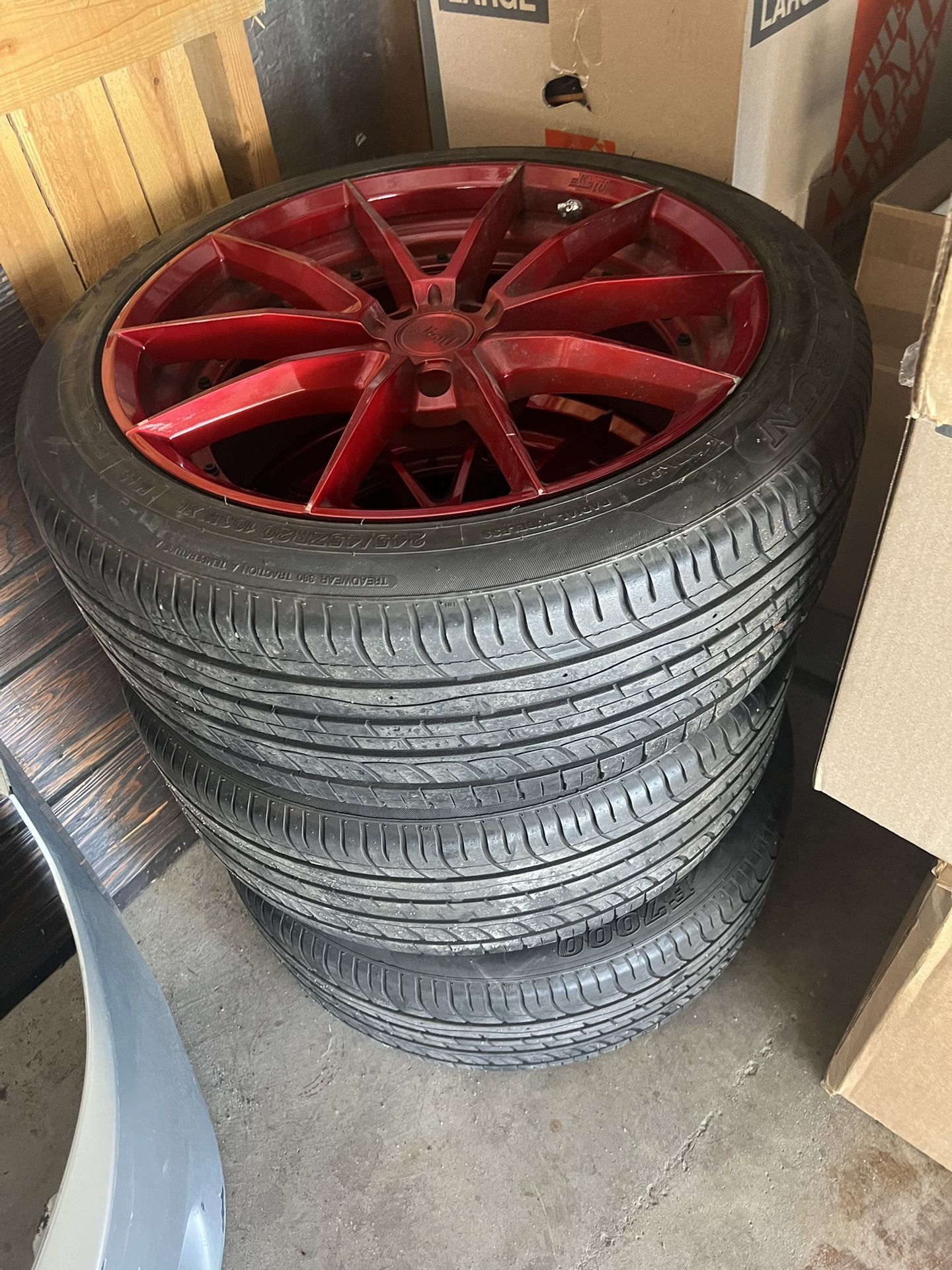 (4) Niche 20” Wheels