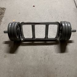 Weight bar with 30 pounds of weight