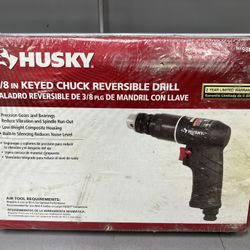 Husky 3/8 Keyed Chuck Reversible Drill