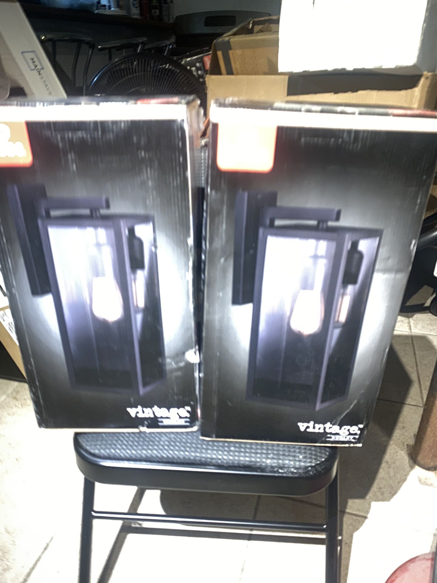 New: Vintage Hurley Porch Lights.