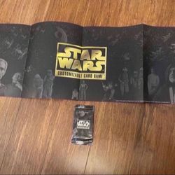 Star Wars CCG Black Border Premiere Sealed Pack & Poster