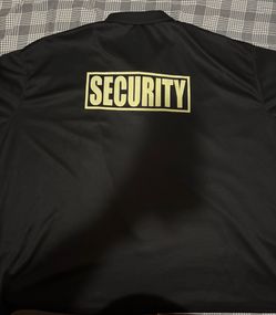 SIZE  5XL SECURITY POLO
