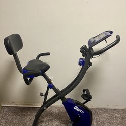 FitQuest Upright Flex Express and Recumbent Bike with Resistance Bands  