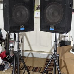 Speakers With Stands  