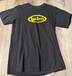 Bad Bunny Black Graphic T-Shirt Size M