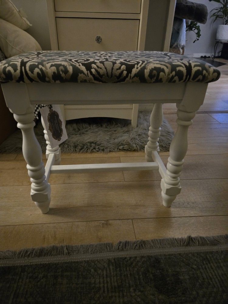 Vintage Stool 18"Ht. 20"x13" Seat