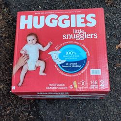 Huggies Size 2 Diaper Count 148