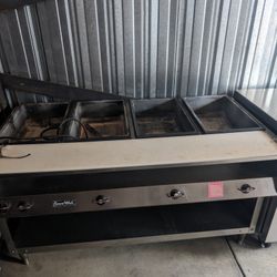 Volrath 4 Full Size Steam Table
