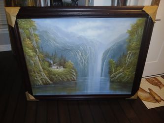 Selling A Lot Of Paintings All Different Sizes
