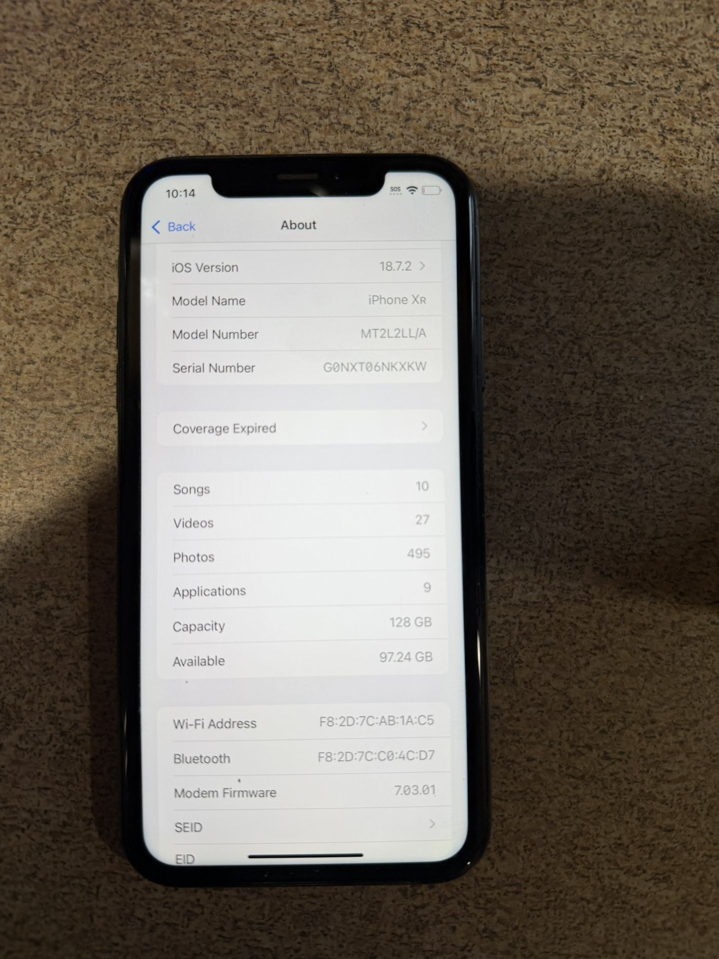 iPhone XR 128g $120