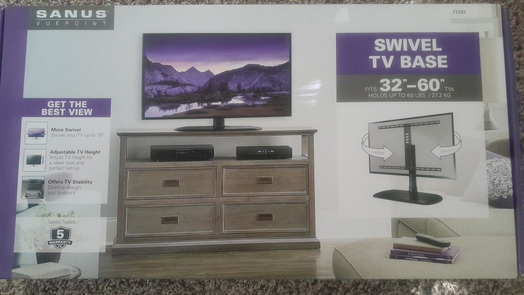 Table Top TV Swivel Base