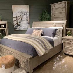 HOT DEAL 🤝 LETTNER BEDROOM SET 👌4 Piece 🎀