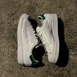 White/green Adidas 