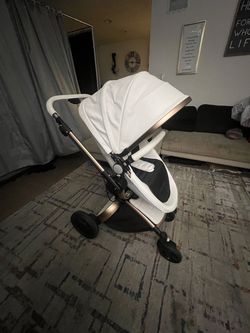 Luxury Swiveling 2-in-1 Baby Stroller & Bassinet Combo