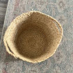Beautiful,Tan, Light,2 HandledBasket For Sale!!   #cheap#beatiful#brand New#