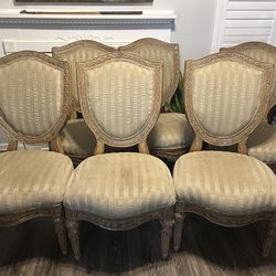 6 heavy dining chairs