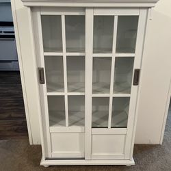 White Curio Cabinet Or Bookcase