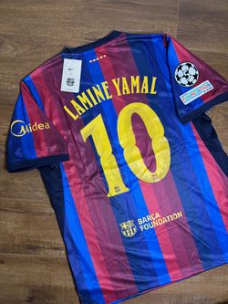 🔵🔴 FC Barcelona Lamine Yamal #10 2026/27 Home Jersey – Short Sleeve