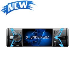 Soundstream VM-430HB | 4.3" Single-DIN Source Headunit w/ Media Receiver & Bluetooth