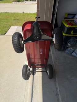 Red Ryder wagon w/ mud tires