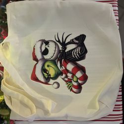 Grinch And Jack Tote Bag