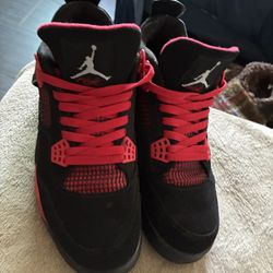 Jordan Retro 4 Thunder Red 