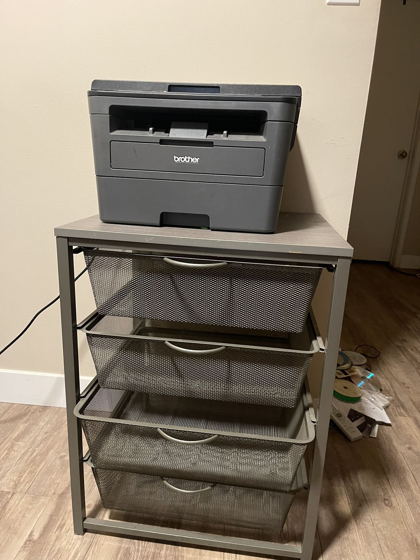 Laser Printer/Scanner And Stand