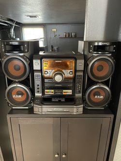Sony Stereo with surround sound and CD Player with Cassette Player