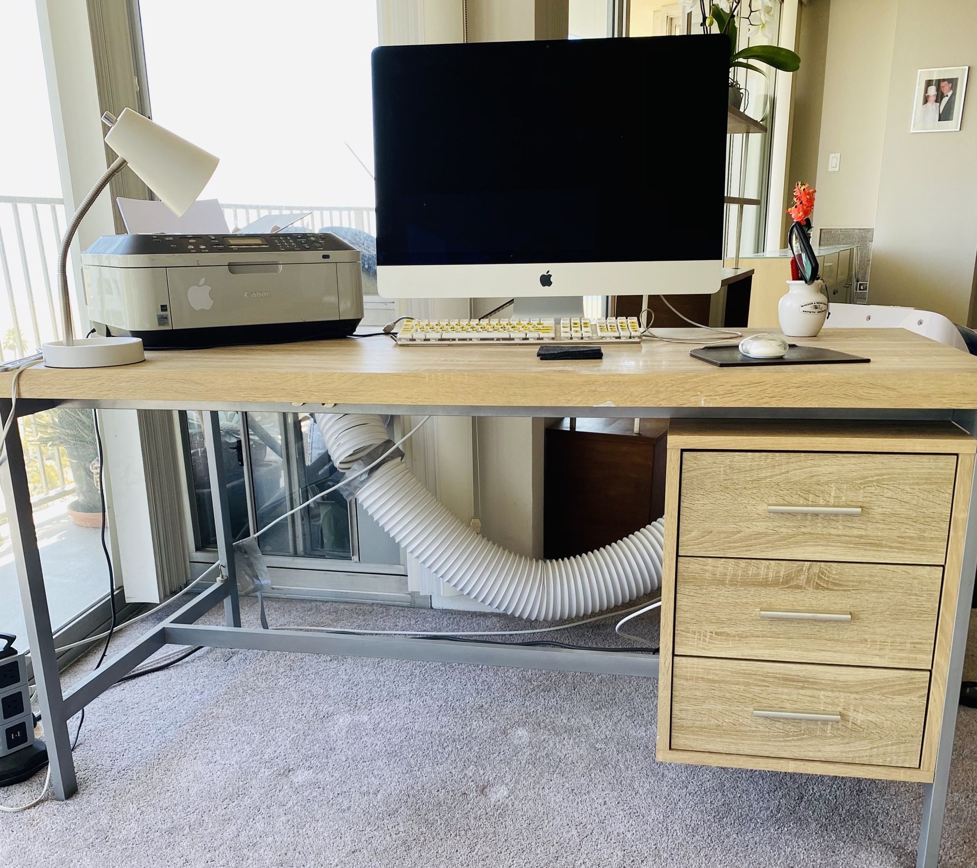 30”H X 60”W X 30” L / Modern minimal Desk