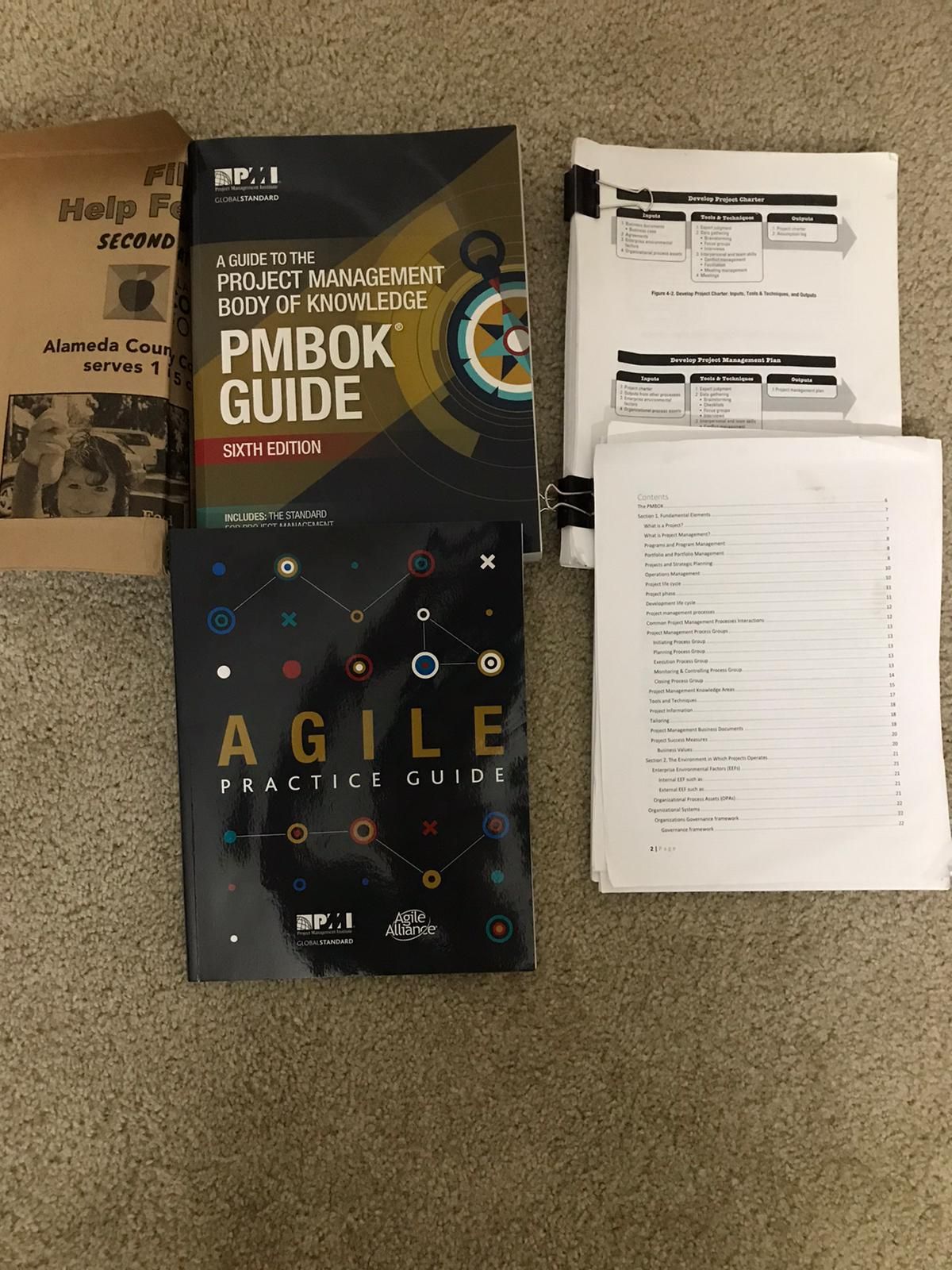 PMBOK 6 & Agile Book